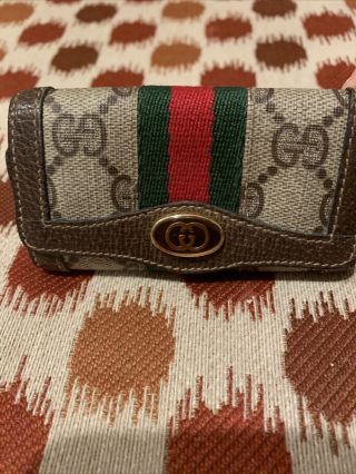 Vintage Gucci 1980’s Brown Key Case