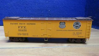 Scale Craft O Scale 2 Rail Kit Built Wood Pacific Fruit Reefer 10 1/2 " 596760