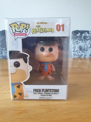 Funko Pop Fred Flintstone 01 Animation Vinyl Figure Still Hanna - Barbera