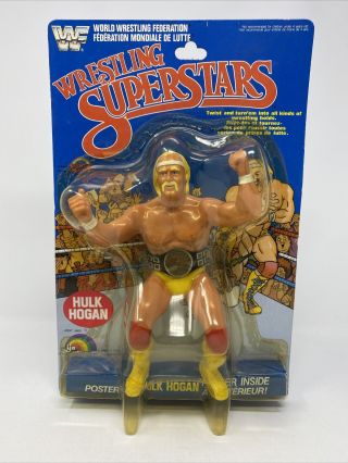 Wwf Ljn 1985 Vintage Hulk Hogan W/belt &poster,  Rare 5 - Back Card Bubble