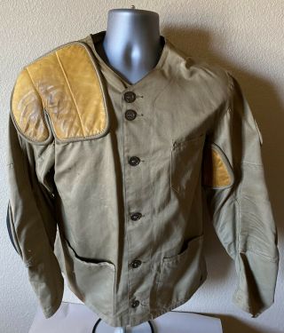 Vtg 10 X Competition Shooting Padded Men’s Jacket Sz 42 Button Front