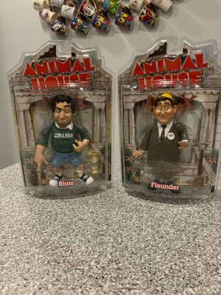 Animal House Bluto And Flounder Figures By Mezco 2003