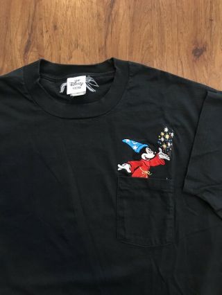 Vintage 90’s Fantasia Mickey T Shirt Single Stitch Usa Shroom Acid Disney