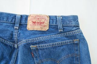 Vintage 80s Levis 501 653 Button Fly Hige Denim Jeans Usa Mens Size 36x32