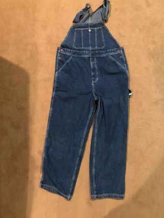 Vintage 2003 Tommy Hilfiger Jeans Denim Bib Overalls Large Men’s - Rare
