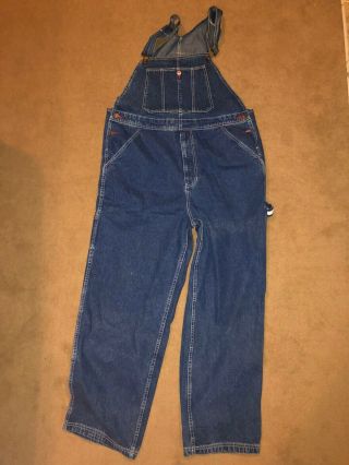 Vintage 2003 Tommy Hilfiger Jeans Denim Bib Overalls Large Men’s - RARE 2