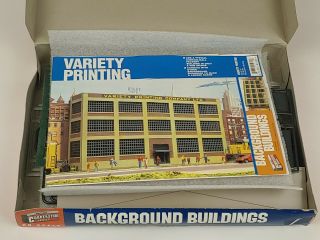 3161 Walthers Cornerstone Variety Printing Background Building Ho Scale Model
