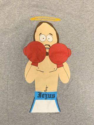 South Park Boxing Jesus Vintage T - Shirt 90s Stanley Desantis Xl Comedy Central