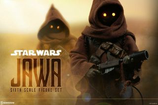 Sideshow Jawa Set Of 2 Star Wars A Hope Ep Iv 1/6 Scale Figure Mib