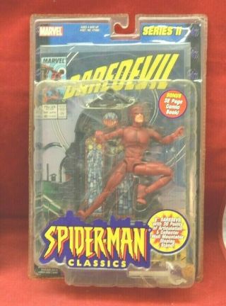 Marvel Legends Toybiz Series 2 Daredevil Figure Sealed4597 Spiderman Classic