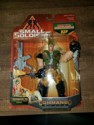 Ultra Rare 1998 Small Soldiers Battle Changing Kip Killigan Kenner On Card