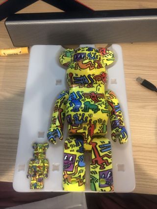 Medicom Toy Be@rbrick Keith Haring 5 100 400 Figure