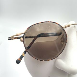 Vintage Neostyle College 58 356 Brown Gold Oval Sunglasses Germany FRAMES ONLY 2