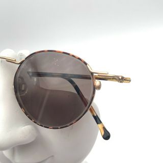 Vintage Neostyle College 58 356 Brown Gold Oval Sunglasses Germany FRAMES ONLY 3