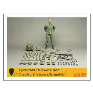 Ace Toys 1/6 Scale 12 " Vietnam Operation Delaware 1968 Cavalry Figure 13018