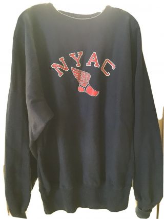 90s Vintage York Athletic Club Sweatshirt Champion Reverse Weave Sz Xl