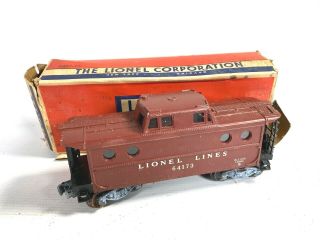 1950s Lionel Electric Trains Vintage O Scale 6417 - 25 Caboose W/ Portholes,  Box