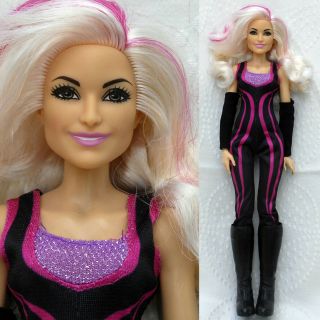 Wwe 11.  5 " Natalya Action Figure Female Wrestler Doll Woman Athlete Celebrity