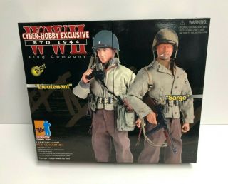 King Company Lieutenant And Sarge Eto 1944 Wwii Cyber - Hobby Exclusive 1/6 Scale