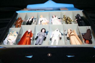 Vintage Kenner 1978 24 Star Wars Mini Action Figure In Collectors Case