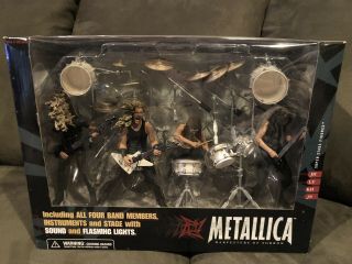 Metallica Mcfarlane Toys Harvesters Of Sorrow Stage Figures Deluxe Box Set