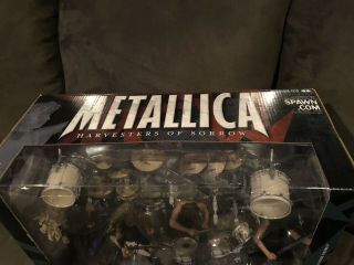 Metallica Mcfarlane Toys Harvesters Of Sorrow Stage Figures Deluxe Box Set 2