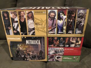 Metallica Mcfarlane Toys Harvesters Of Sorrow Stage Figures Deluxe Box Set 3