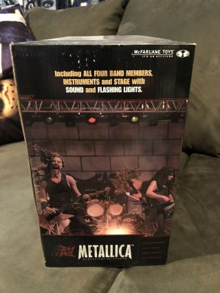 Metallica Mcfarlane Toys Harvesters Of Sorrow Stage Figures Deluxe Box Set 4