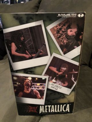 Metallica Mcfarlane Toys Harvesters Of Sorrow Stage Figures Deluxe Box Set 5