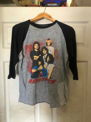Vintage 1984 1985 Aerosmith Back In The Saddle Tour Concert Tshirt