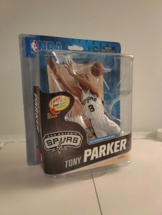 Mcfarlane Nba 23 Tony Parker San Antonio Spurs Basketball Figure Figurine Statue