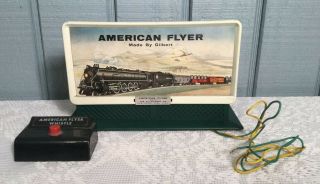 Gilbert American Flyer S Scale 568 Steam Whistling Billboard & Control Button