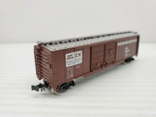 Atlas 3602 - 3.  50 The Family Lines System Double Door Box Car - Vintage N Scale