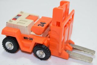 Vintage 1984 Tonka Gobots " Spoons " 31 Enemy Robot Forklift