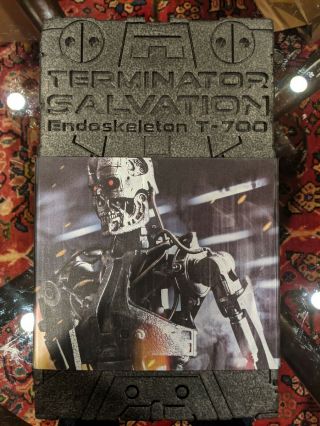 Hot Toys Mms94 Terminator Salvation T - 700 Endoskeleton - Complete -