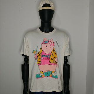 Vintage 80s Disney Pig Tee Shirt Single Stitched Graphic Tee
