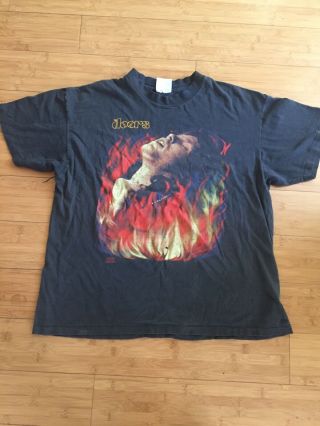 Vintage The Doors Jim Morrison Light My Fire Band Tee Shirt