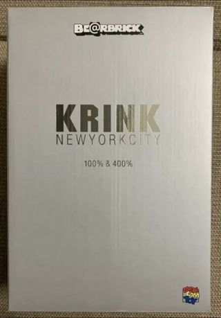 Krink X Medicom Be@rbrick Figure Bearbrick 400 Kaws D Face Banksy