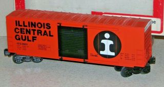 Lionel Standard O Illinois Central Gulf Hi - Cube Boxcar 6 - 9601