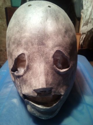 Slipknot Mask Corey Taylor Blank Latex Crash Test Dummy Rare Painted