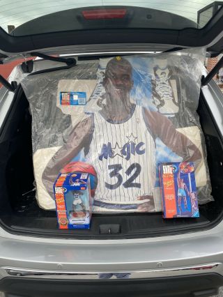 Rare Vintage Shaq Attack 1993 Shaquille O’neal Life Size Cutout In Plastic
