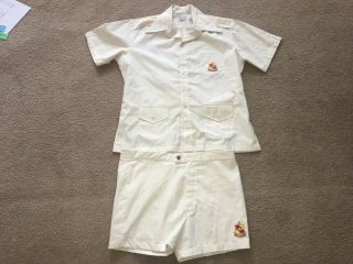 Vintage The Kahala For M.  Mcinerny Made In Honolulu Hawaiian Shirt & Shorts