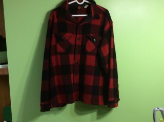 Men’s Vintage Woolrich Wool Buffalo Plaid Shirt Jacket Usa Made Xxl