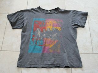 Vintage 1993 Aerosmith Get A Grip Tour Shirt Tee Size L 90s Collective Soul Band