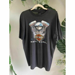 Vtg Harley - Davidson Vintage 1989 3d Emblem Real Steel T - Shirt Xl Single Stitch