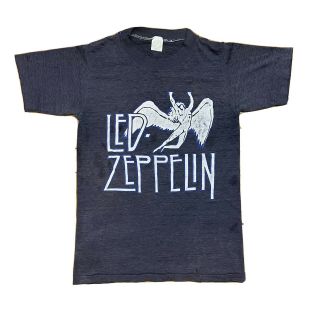 Mens Vintage 80s Led Zeppelin Single Stitch T Shirt Size Small