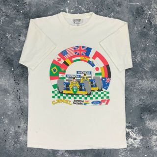 Vintage Benetton Formula 1 F1 Racing Team Graphic T Shirt