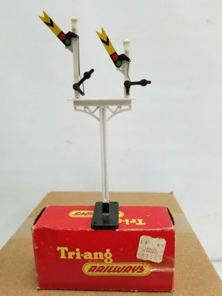 Vintage Triang Hornby Tri - Ang R 142 D Junction Signal Distant Hand Operator Box