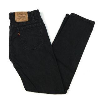 Vintage 1980s 80s Levi’s Black 505 Denim Jeans Men’s 31x32 Made In Usa