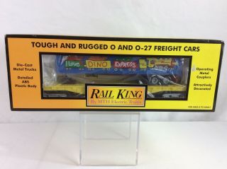 Mth Rail King O Scale I Love Toy Trains Limited Edition Flatcar W/ Trailer Car